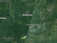 Alabama Lightning Radar Tracker Map