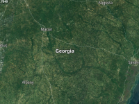 Georgia Lightning Radar Tracker Map