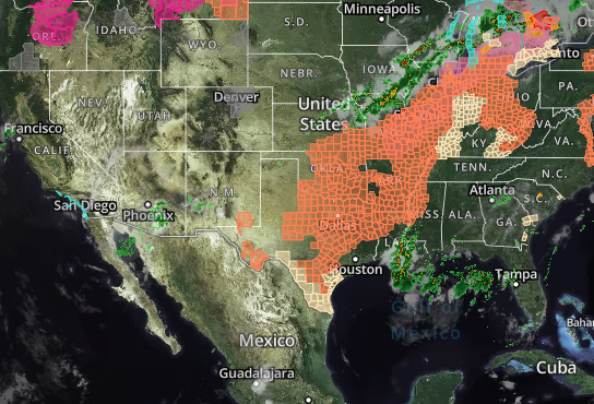 doppler radar midwest united states