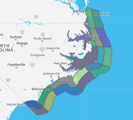 North Carolina Marine Forecast Weather Zone - Cape Weather