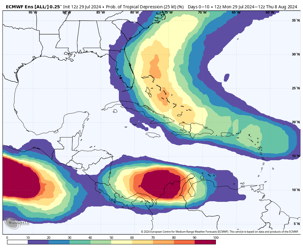 As we await the Atlantic’s awakening, a tropical wave without thunderstorms is what we’re watching – The Eyewall