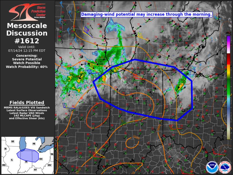 Storm Prediction Center Mesoscale Discussion 1612