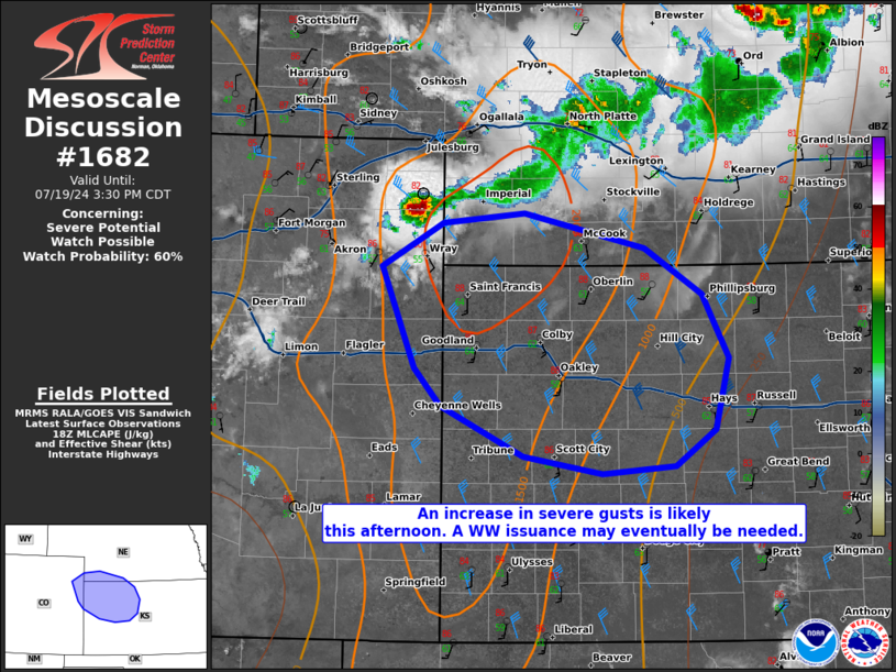 Storm Prediction Center Mesoscale Discussion 1682