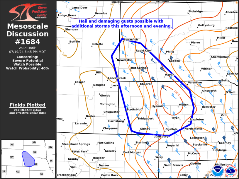 Storm Prediction Center Mesoscale Discussion 1684