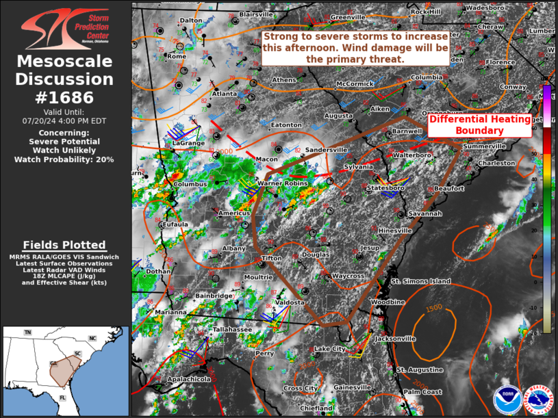 Storm Prediction Center Mesoscale Discussion 1686