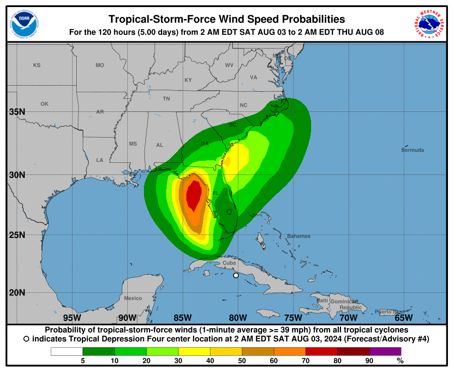 A tropical storm, or possibly a hurricane, is likely to reach Florida late late Sunday or early Monday – The Eyewall