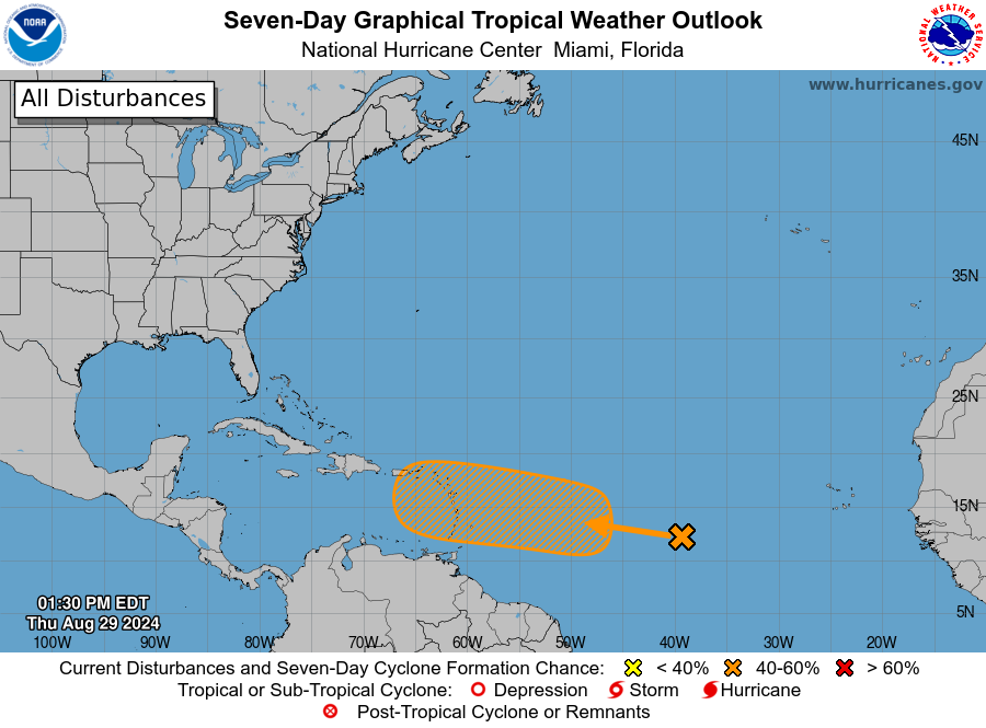 A tropical wave in the Atlantic is moving due west, but its future is unclear – The Eyewall