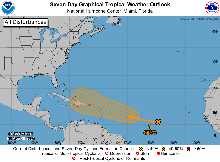 As Debby departs, we check on the odds of the next Atlantic wave becoming Ernesto – The Eyewall