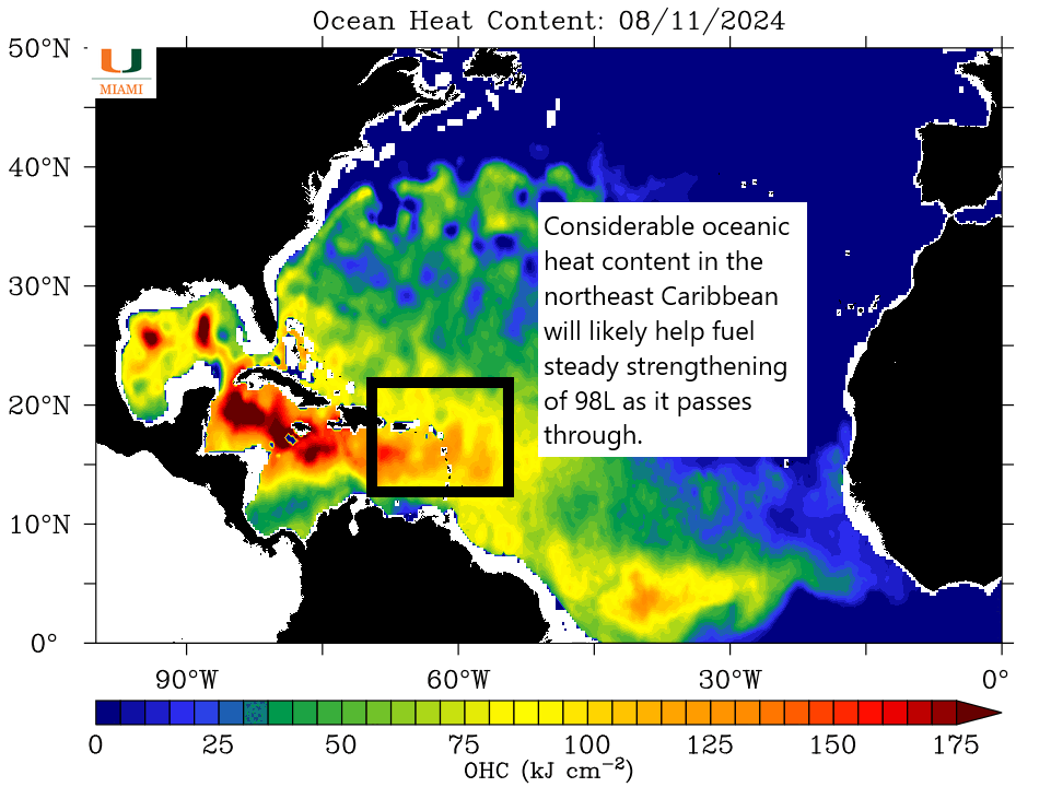 Invest 98L may stir up some trouble in the northeast Caribbean before likely turning out to sea – The Eyewall