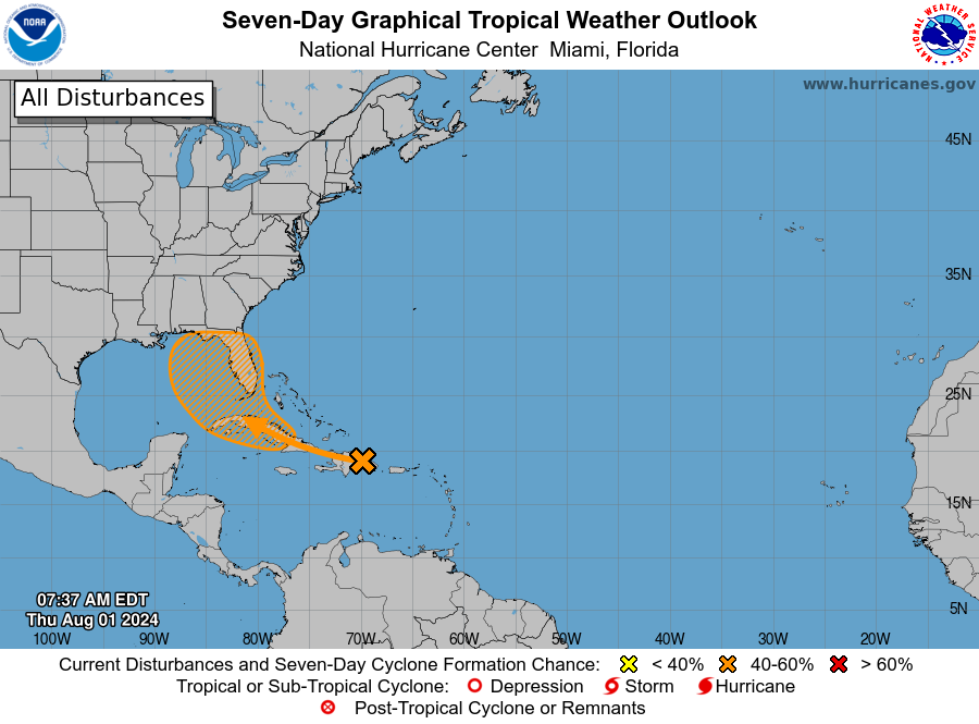 With weak steering currents downstream, we are in watch-and-see mode with a tropical wave near Puerto Rico – The Eyewall