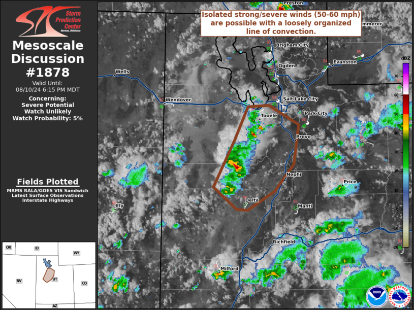 Storm Prediction Center Mesoscale Discussion 1878