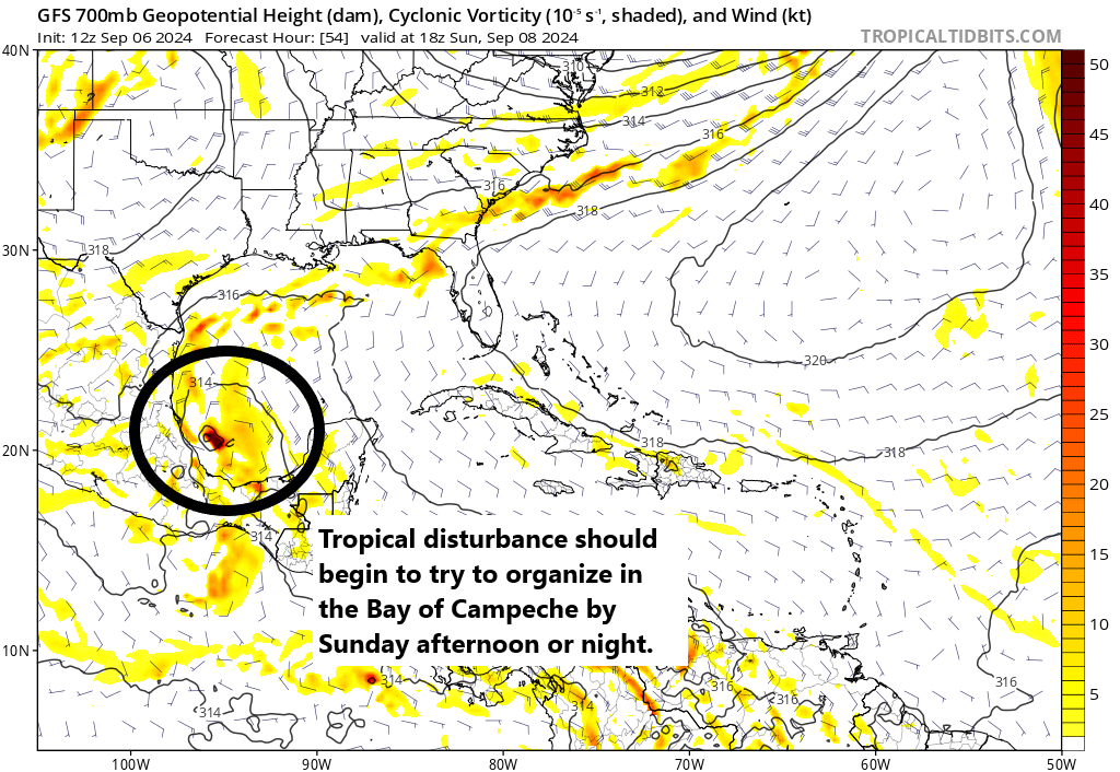 The Gulf of Mexico remains the hotspot with another soaker on tap next week, with or without a named storm – The Eyewall