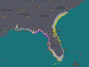 Hurricane Storm Surge Map