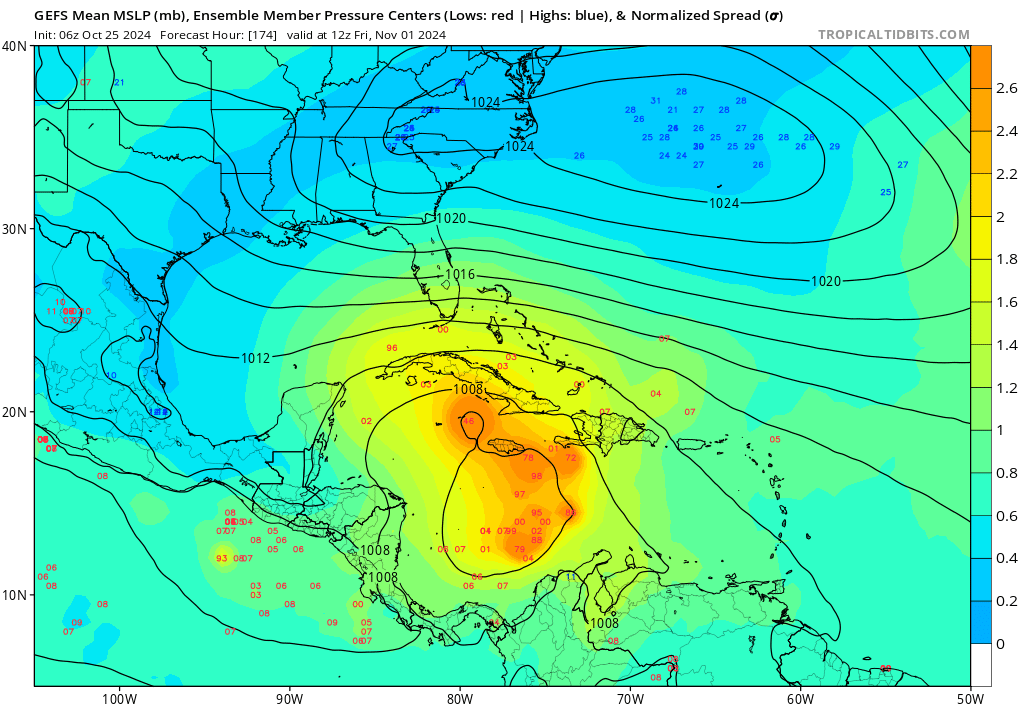 Caribbean development remains possible late next week, but don’t fall for GFS “scareicane” season – The Eyewall