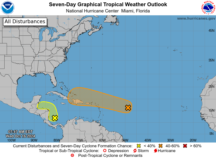 We’re tracking a pair of systems, but overall things are quieting down after a frenetic period in the Atlantic basin – The Eyewall