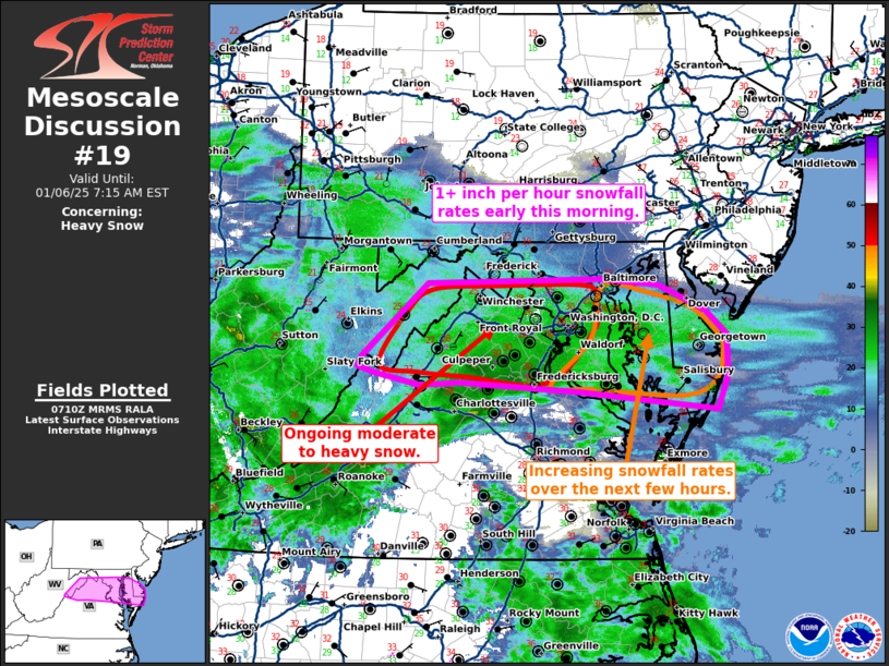 Storm Prediction Center Mesoscale Discussion 19