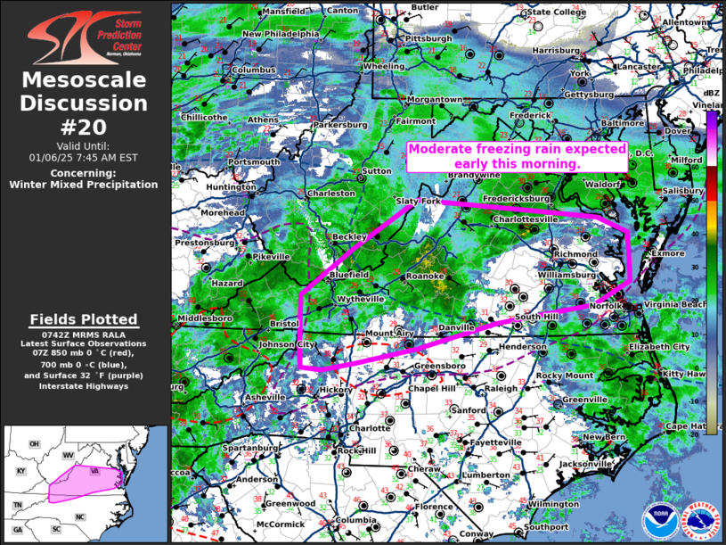 Storm Prediction Center Mesoscale Discussion 20