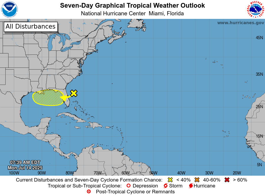 A low-end tropical system may develop in the northern Gulf this week – The Eyewall