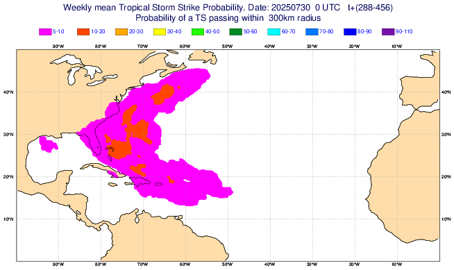 Mid-Atlantic flooding risk dialed in for today, while we peep the first half of August in the tropical Atlantic – The Eyewall