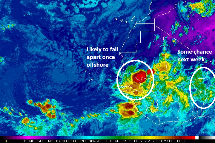 Checking on what’s next in the Atlantic, as monsoon moisture flexes in the Northwest – The Eyewall