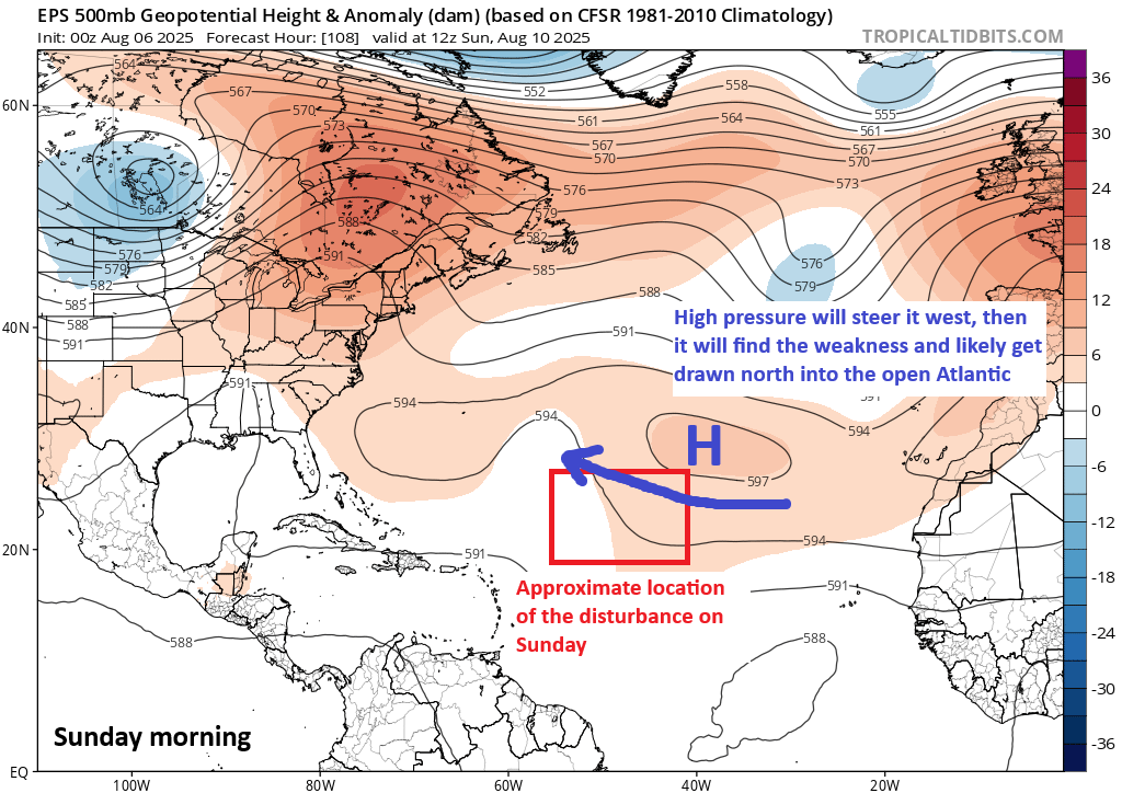 Lots of Atlantic noise but virtually all of it over the open ocean – The Eyewall