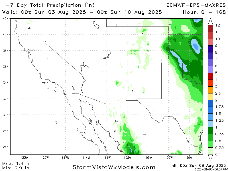 The Atlantic is slowly warming up, while the Desert Southwest is going to heat up this week – The Eyewall