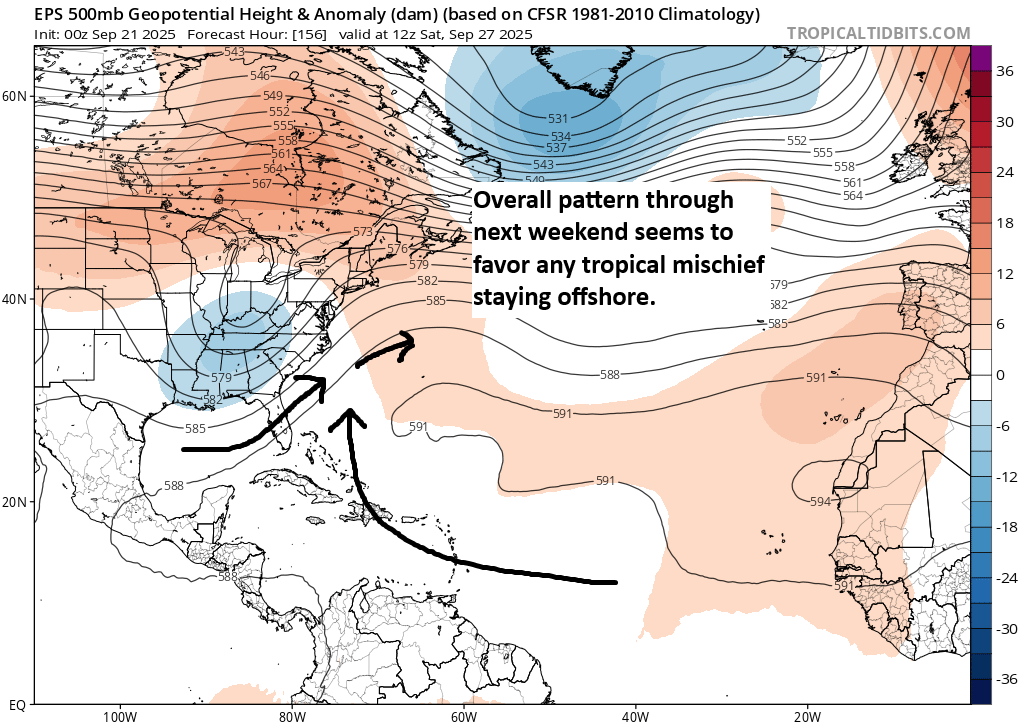 Gabrielle in line to become a hurricane as it turns out to sea while the U.S. sees a wetter pattern change this week – The Eyewall