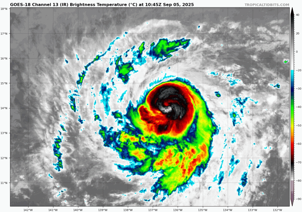 Invest 91L in the Atlantic is struggling, while Hurricane Kiko will likely make it to Hawaii in some form next week – The Eyewall