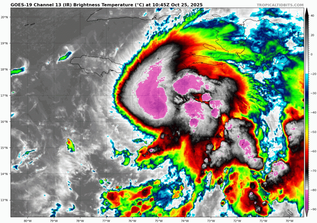 Painfully slow-moving Melissa on the verge of becoming a hurricane this morning – The Eyewall