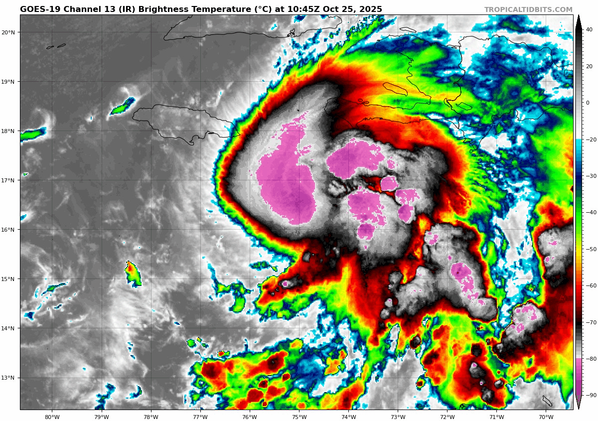 Painfully slow-moving Melissa on the verge of becoming a hurricane this morning – The Eyewall