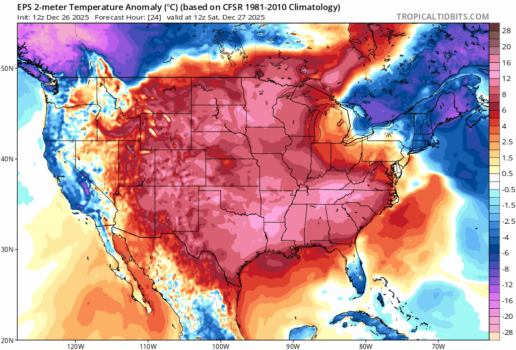 A quick little snowstorm impacts the Northeast, as record warmth looks to wind down – The Eyewall