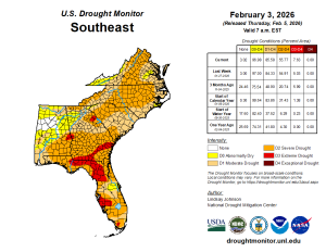 It’s not just the West. The Southeast needs some rain too – The Eyewall