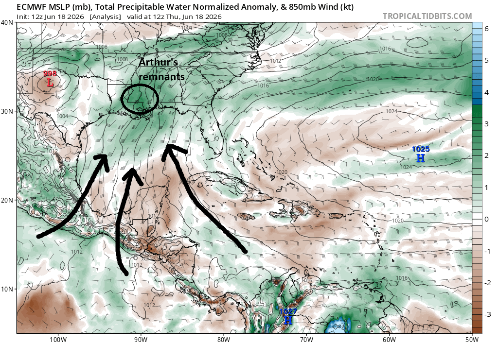 Tropics quiet, as we review last week’s Gulf Coast flooding – The Eyewall