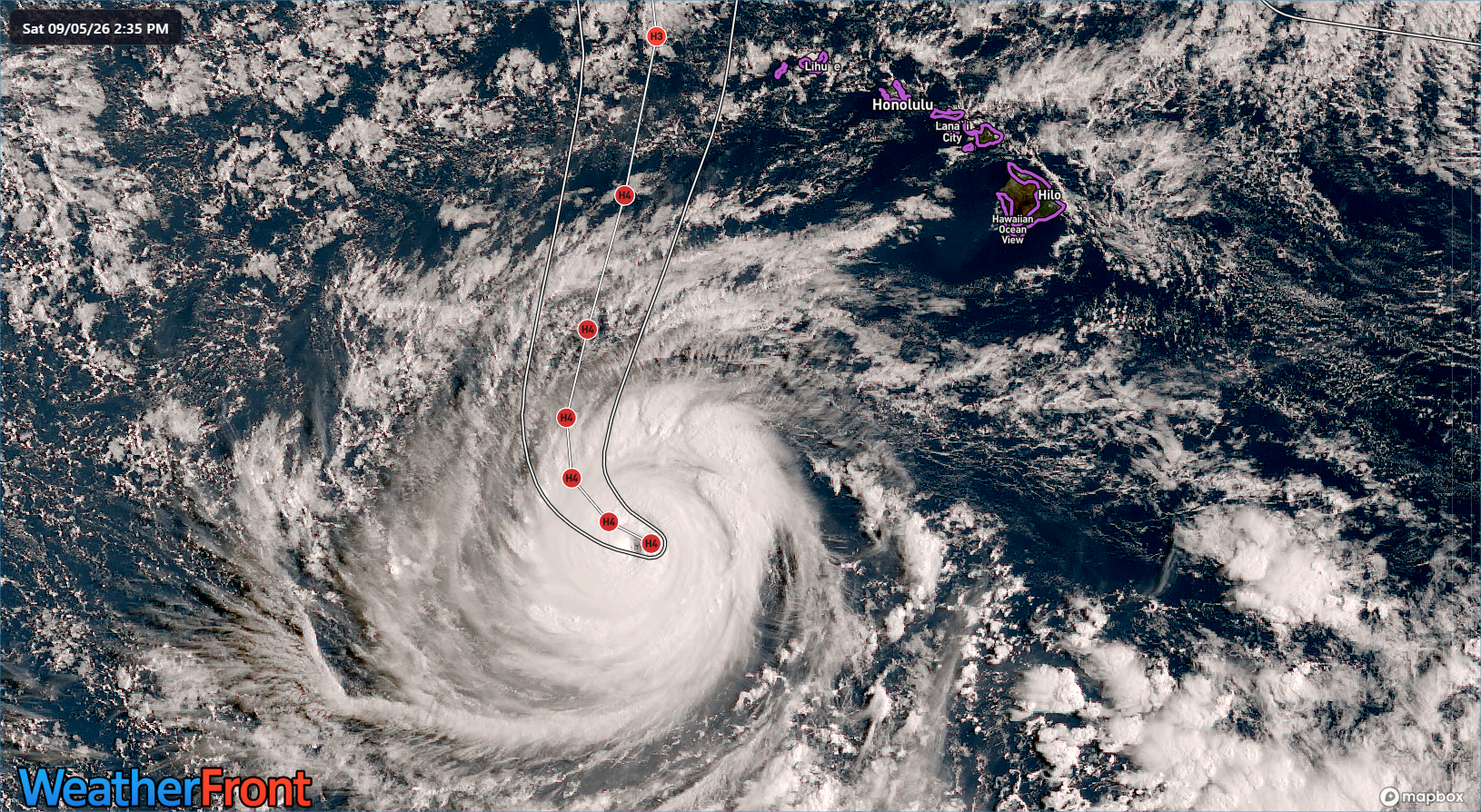 Lowell will impact the western Hawaiian Islands after Labor Day while Marie flings some rare September rain toward SoCal – The Eyewall