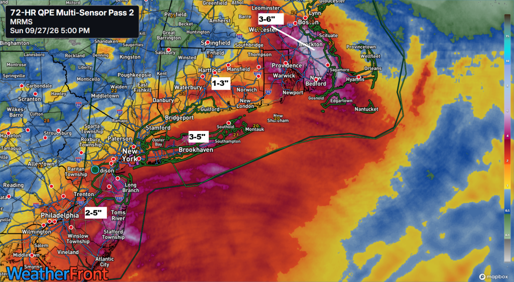 Nor’easter winds down as attention focuses on Southwest & Texas drenching from remnants of Polo – The Eyewall