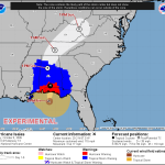 Isaias clinging to major hurricane intensity as it approaches the Gulf Coast, as Tropical Storm Watches are issued in California for Rachel