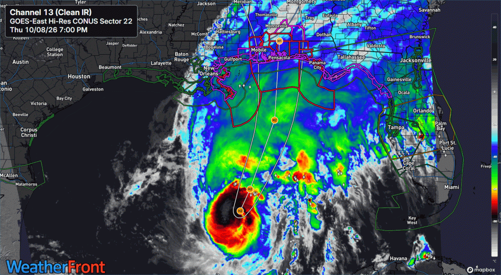 Isaias heads for a landfall Friday night between Mobile and Fort Walton Beach while we peek at the West too – The Eyewall