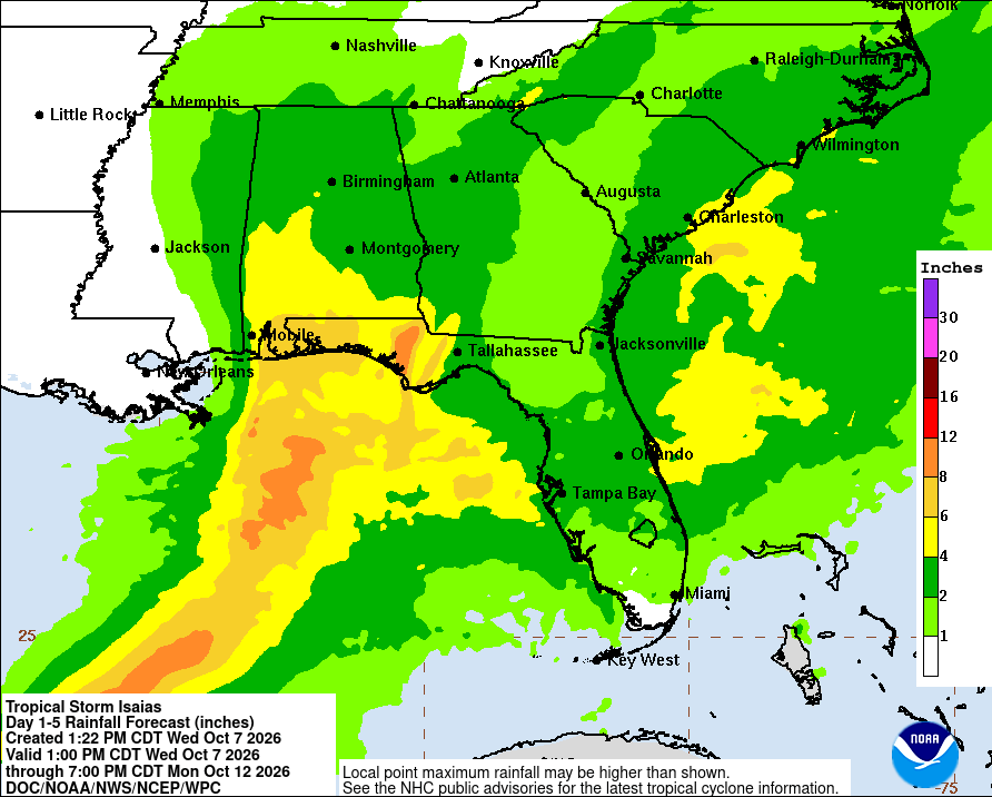 Tropical Storm Isaias appears destined for somewhere near the Florida Panhandle – The Eyewall