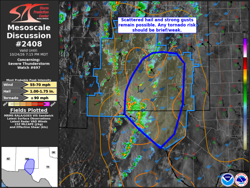 Storm Prediction Center Mesoscale Discussion 2408
